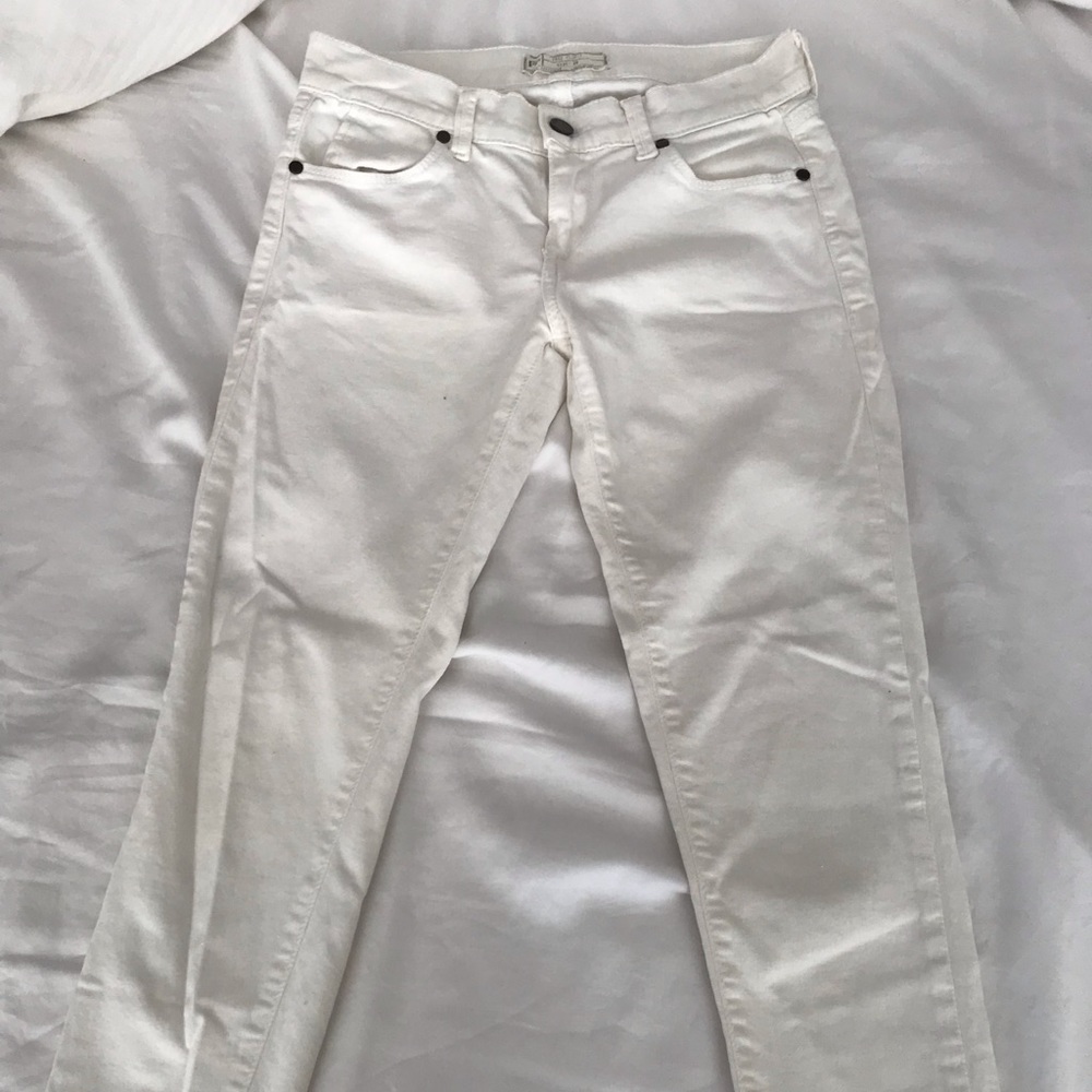 Free people white skinny jeans